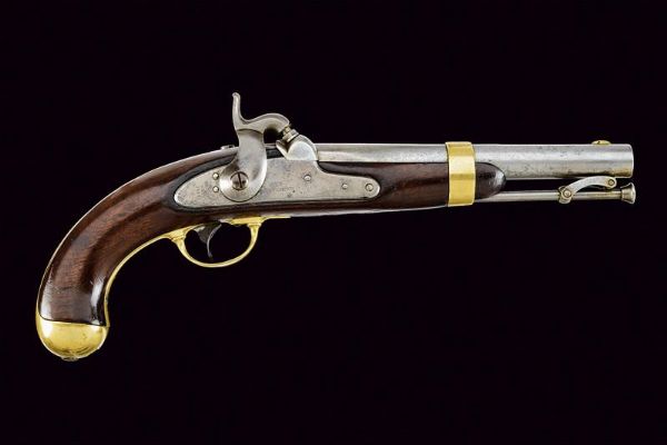 Pistola a luminello Mod. 1842  - Asta Rare Armi Antiche e Militaria da Tutto il Mondo - Associazione Nazionale - Case d'Asta italiane