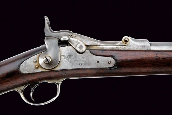 Raro e interessante Model 1873 Trapdoor Carbine Custer Range  - Asta Rare Armi Antiche e Militaria da Tutto il Mondo - Associazione Nazionale - Case d'Asta italiane