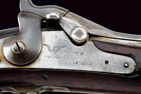 Raro e interessante Model 1873 Trapdoor Carbine Custer Range  - Asta Rare Armi Antiche e Militaria da Tutto il Mondo - Associazione Nazionale - Case d'Asta italiane