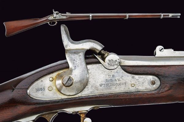 Special Model 1861 Contract Rifle-Mukset  - Asta Rare Armi Antiche e Militaria da Tutto il Mondo - Associazione Nazionale - Case d'Asta italiane