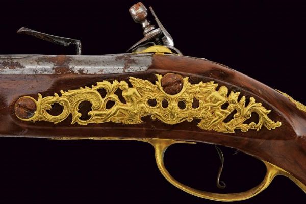 Paio di belle pistole a pietra focaia da fonda  - Asta Rare Armi Antiche e Militaria da Tutto il Mondo - Associazione Nazionale - Case d'Asta italiane