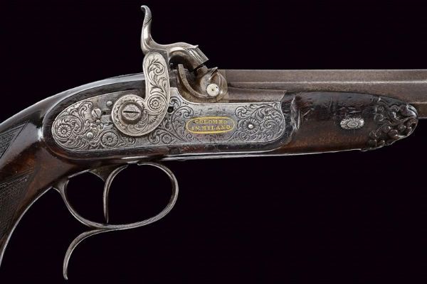 Pistola a luminello di Colombo  - Asta Rare Armi Antiche e Militaria da Tutto il Mondo - Associazione Nazionale - Case d'Asta italiane