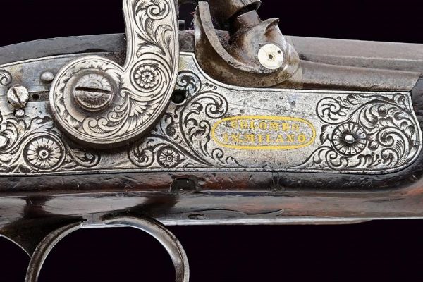 Pistola a luminello di Colombo  - Asta Rare Armi Antiche e Militaria da Tutto il Mondo - Associazione Nazionale - Case d'Asta italiane