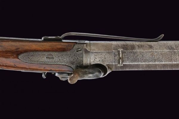 Pistola a luminello di J. Lang  - Asta Rare Armi Antiche e Militaria da Tutto il Mondo - Associazione Nazionale - Case d'Asta italiane