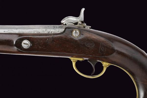 Pistola-carabina a luminello Mod. 1855  - Asta Rare Armi Antiche e Militaria da Tutto il Mondo - Associazione Nazionale - Case d'Asta italiane