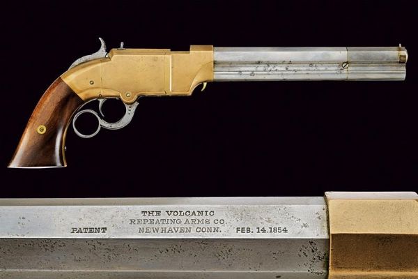 Rara Volcanic Lever Action Navy Pistol  - Asta Rare Armi Antiche e Militaria da Tutto il Mondo - Associazione Nazionale - Case d'Asta italiane