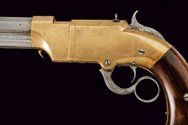 Rara Volcanic Lever Action Navy Pistol  - Asta Rare Armi Antiche e Militaria da Tutto il Mondo - Associazione Nazionale - Case d'Asta italiane