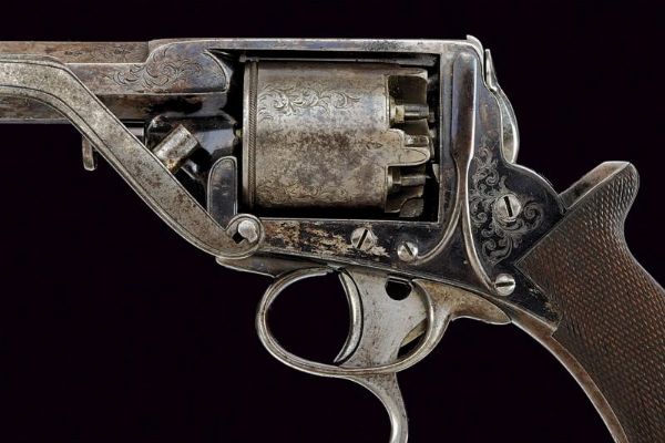 Revolver Tranter a luminello di H. Vincent & Son, in cassetta  - Asta Rare Armi Antiche e Militaria da Tutto il Mondo - Associazione Nazionale - Case d'Asta italiane