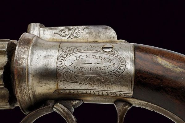 Pepperbox revolver di H. Marsh  - Asta Rare Armi Antiche e Militaria da Tutto il Mondo - Associazione Nazionale - Case d'Asta italiane