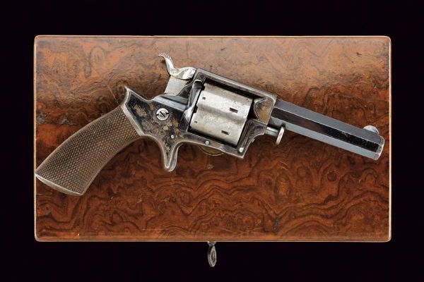 Bel revolver a percussione anulare Tranter in cassetta  - Asta Rare Armi Antiche e Militaria da Tutto il Mondo - Associazione Nazionale - Case d'Asta italiane