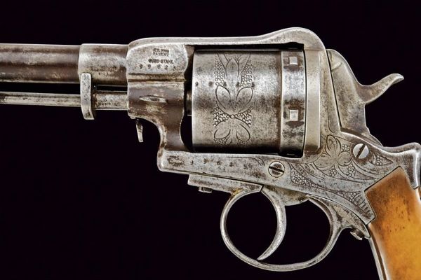 Revolver Montenegrino a percussione centrale  - Asta Rare Armi Antiche e Militaria da Tutto il Mondo - Associazione Nazionale - Case d'Asta italiane