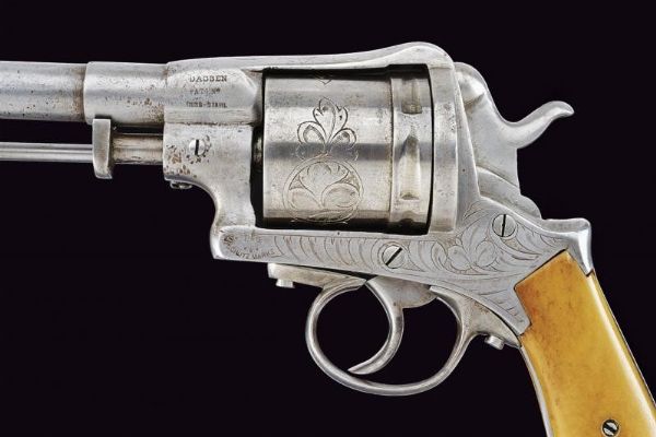 Revolver Montenegrino a percussione centrale  - Asta Rare Armi Antiche e Militaria da Tutto il Mondo - Associazione Nazionale - Case d'Asta italiane