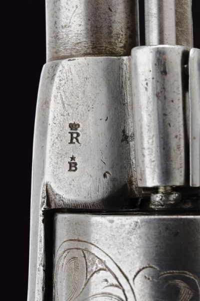 Revolver Montenegrino a percussione centrale  - Asta Rare Armi Antiche e Militaria da Tutto il Mondo - Associazione Nazionale - Case d'Asta italiane