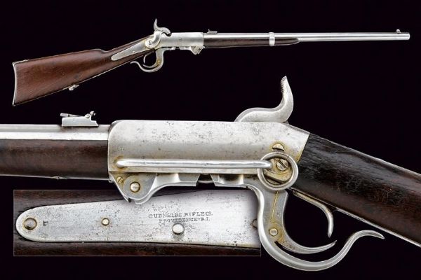 Burnside Carbine - Quinto modello  - Asta Rare Armi Antiche e Militaria da Tutto il Mondo - Associazione Nazionale - Case d'Asta italiane