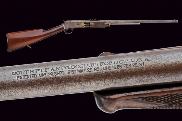 Colt Lightning Slide Action Rifle, Small Frame  - Asta Rare Armi Antiche e Militaria da Tutto il Mondo - Associazione Nazionale - Case d'Asta italiane