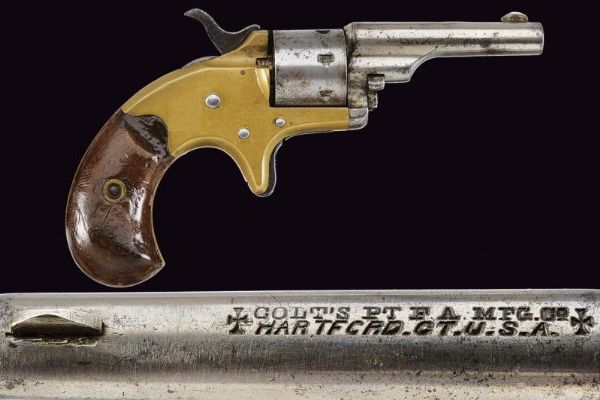 Colt Open Top Pocket Model Revolver  - Asta Rare Armi Antiche e Militaria da Tutto il Mondo - Associazione Nazionale - Case d'Asta italiane