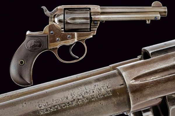 Colt model 1877 Lightning D. A. Revolver  - Asta Rare Armi Antiche e Militaria da Tutto il Mondo - Associazione Nazionale - Case d'Asta italiane