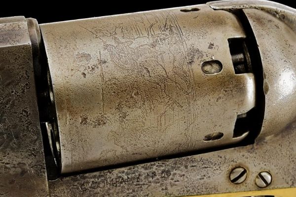 Revolver sul tipo Colt Walker a luminello  - Asta Rare Armi Antiche e Militaria da Tutto il Mondo - Associazione Nazionale - Case d'Asta italiane