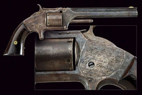 S&W Model No. 2 Old Model Revolver  - Asta Rare Armi Antiche e Militaria da Tutto il Mondo - Associazione Nazionale - Case d'Asta italiane