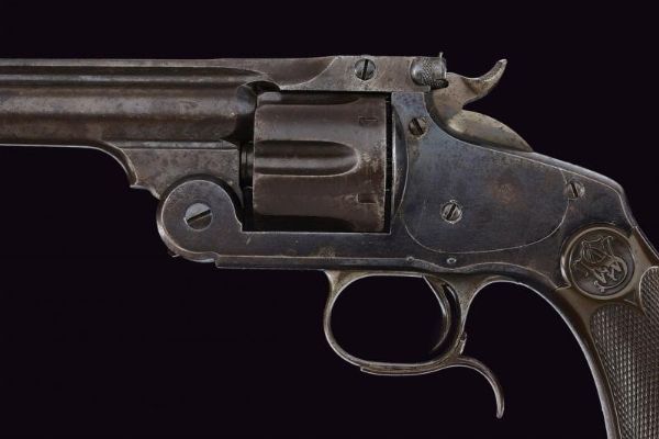 S&W New Model No. 3 Single Action Revolver  - Asta Rare Armi Antiche e Militaria da Tutto il Mondo - Associazione Nazionale - Case d'Asta italiane