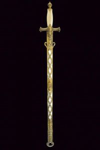 Importante glaive da alto funzionario firmato Fatou  - Asta Rare Armi Antiche e Militaria da Tutto il Mondo - Associazione Nazionale - Case d'Asta italiane