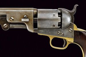 Colt Model 1851 Navy Revolver con marchi militari  - Asta Rare Armi Antiche e Militaria da Tutto il Mondo - Associazione Nazionale - Case d'Asta italiane