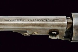 Colt Model 1851 Navy Revolver con marchi militari  - Asta Rare Armi Antiche e Militaria da Tutto il Mondo - Associazione Nazionale - Case d'Asta italiane