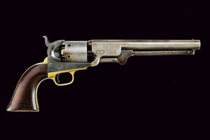 Colt Model 1851 Navy Revolver con marchi militari  - Asta Rare Armi Antiche e Militaria da Tutto il Mondo - Associazione Nazionale - Case d'Asta italiane