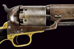 Colt Third Model Dragoon Revolver con marchi militari  - Asta Rare Armi Antiche e Militaria da Tutto il Mondo - Associazione Nazionale - Case d'Asta italiane