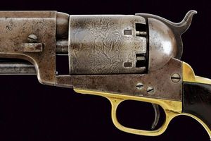 Colt Third Model Dragoon Revolver con marchi militari  - Asta Rare Armi Antiche e Militaria da Tutto il Mondo - Associazione Nazionale - Case d'Asta italiane