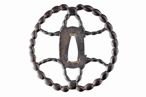 Tsuba  - Asta Rare Armi Antiche e Militaria da Tutto il Mondo - Associazione Nazionale - Case d'Asta italiane