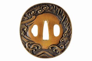 Tsuba  - Asta Rare Armi Antiche e Militaria da Tutto il Mondo - Associazione Nazionale - Case d'Asta italiane