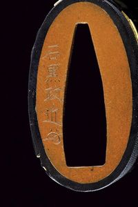 Fuchi e kashira, mei: Masanori Ishiguro  - Asta Rare Armi Antiche e Militaria da Tutto il Mondo - Associazione Nazionale - Case d'Asta italiane