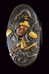 Fuchi e kashira  - Asta Rare Armi Antiche e Militaria da Tutto il Mondo - Associazione Nazionale - Case d'Asta italiane