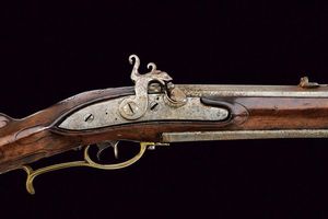 Raro doppelstutzen Mod. 1768 ridotto a luminello di Heizenberger  - Asta Rare Armi Antiche e Militaria da Tutto il Mondo - Associazione Nazionale - Case d'Asta italiane