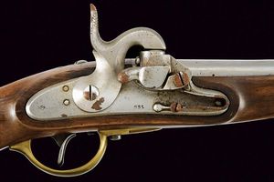 Pistola da cavalleria con sistema Augustin mod. 1851  - Asta Rare Armi Antiche e Militaria da Tutto il Mondo - Associazione Nazionale - Case d'Asta italiane