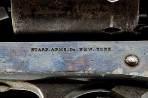 Starr Arms Co. D.A. 1858 Army Revolver con timbri militari  - Asta Rare Armi Antiche e Militaria da Tutto il Mondo - Associazione Nazionale - Case d'Asta italiane