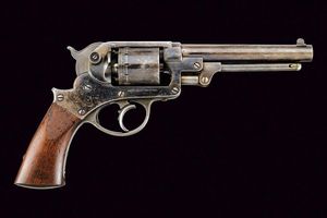 Starr Arms Co. D.A. 1858 Army Revolver con timbri militari  - Asta Rare Armi Antiche e Militaria da Tutto il Mondo - Associazione Nazionale - Case d'Asta italiane