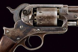 Starr Arms Co. S.A. 1863 Army Revolver con timbri militari  - Asta Rare Armi Antiche e Militaria da Tutto il Mondo - Associazione Nazionale - Case d'Asta italiane