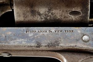 Starr Arms Co. S.A. 1863 Army Revolver con timbri militari  - Asta Rare Armi Antiche e Militaria da Tutto il Mondo - Associazione Nazionale - Case d'Asta italiane