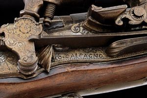 Fucile alla micheletta di Pietro Calcagno  - Asta Rare Armi Antiche e Militaria da Tutto il Mondo - Associazione Nazionale - Case d'Asta italiane