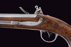 Pistola a pietra focaia d'ordinanza Mod. 1836 di A. Waters  - Asta Rare Armi Antiche e Militaria da Tutto il Mondo - Associazione Nazionale - Case d'Asta italiane