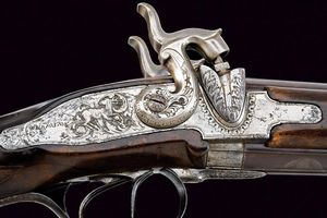 Interessante sovrapposto a luminello di Gaetano Pancaldi  - Asta Rare Armi Antiche e Militaria da Tutto il Mondo - Associazione Nazionale - Case d'Asta italiane