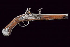 Pistola alla fiorentina  - Asta Rare Armi Antiche e Militaria da Tutto il Mondo - Associazione Nazionale - Case d'Asta italiane