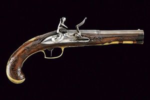 Pistola a pietra focaia  - Asta Rare Armi Antiche e Militaria da Tutto il Mondo - Associazione Nazionale - Case d'Asta italiane