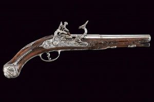 Pistola alla fiorentina di Zanotti  - Asta Rare Armi Antiche e Militaria da Tutto il Mondo - Associazione Nazionale - Case d'Asta italiane