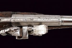 Pistola alla fiorentina di Zanotti  - Asta Rare Armi Antiche e Militaria da Tutto il Mondo - Associazione Nazionale - Case d'Asta italiane