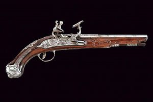 Pistola alla fiorentina di Giuseppe Guardiani  - Asta Rare Armi Antiche e Militaria da Tutto il Mondo - Associazione Nazionale - Case d'Asta italiane