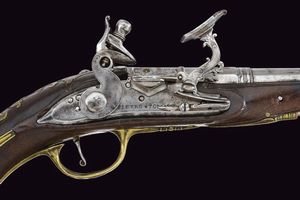 Pistola da viaggio alla fiorentina firmata Pietro Tommasi  - Asta Rare Armi Antiche e Militaria da Tutto il Mondo - Associazione Nazionale - Case d'Asta italiane