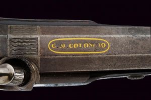 Pistola a luminello di Colombo  - Asta Rare Armi Antiche e Militaria da Tutto il Mondo - Associazione Nazionale - Case d'Asta italiane